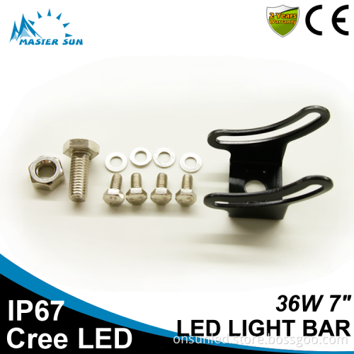 Waterproof 4inch 18w led tractor work light car led light bar off road led light bar